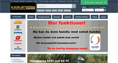 Desktop Screenshot of karlstrommotor.se